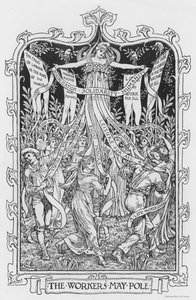 Il Palo di Maggio dei Lavoratori da Walter Crane