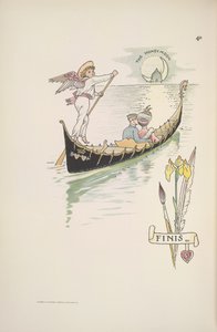 La luna di miele. La coppia in una gondola