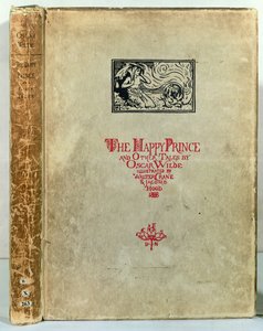 Pagina del titolo di Il Principe Felice e altre storie di Oscar Wilde, 1888 da Walter Crane