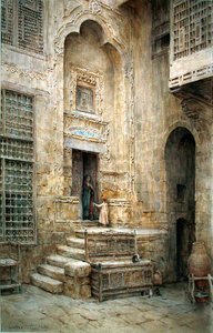 Un cortile al Cairo