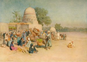 Un mercato ai margini del deserto da Walter Frederick Roofe Tyndale