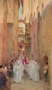 Una processione a San Remo, c1910, 1912 da Walter Frederick Roofe Tyndale