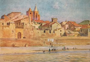 Albenga dal Centa, c1910, 1912 da Walter Frederick Roofe Tyndale