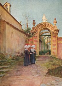 Ingresso alla Villa Centurione, S. Margherita Ligure, c1910, 1912 da Walter Frederick Roofe Tyndale