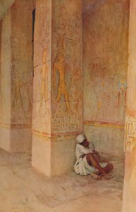 La Colonnata della Nascita nel Tempio di Hatshepsut da Walter Frederick Roofe Tyndale