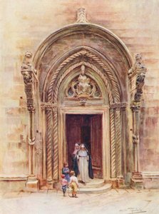 Il portale del Duomo di Curzola da Walter Frederick Roofe Tyndale