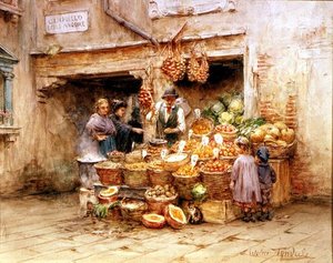La bancarella della frutta da Walter Frederick Roofe Tyndale