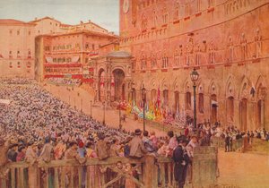 Il Palio di Siena, c1900 1913 da Walter Frederick Roofe Tyndale