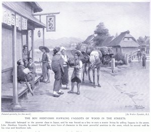 Il ragazzo Hideyoshi che vende fascine di legna per strada da Walter Frederick Roofe Tyndale