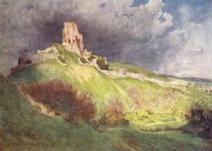 Wessex: Corfe Castle, Il "Corvesgate Castle" di La mano di Ethelberta