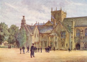 Wessex: Sherborne College (litografia a colori) da Walter Frederick Roofe Tyndale