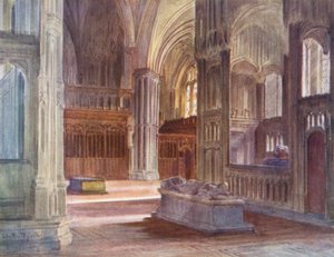 Wessex: Il retrocoro della cattedrale di Winchester, con i chantries del cardinale Beaufort e del vescovo Waynflete da Walter Frederick Roofe Tyndale