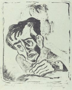 Bildnis Dr. Gr., 1919 da Walter Gramatte
