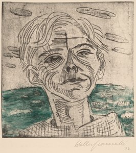 Uomo al mare, Autoritratto