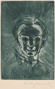 Lächelnder Kopf (Autoritratto), 1923