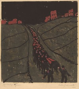 La sepoltura da Walter Gramatte