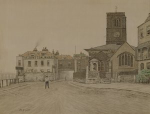 Alldins Coal Wharf e Chelsea Old Church, Londra