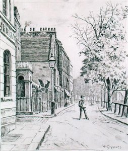 Otto campane e Cheyne Walk, Chelsea da Walter Greaves