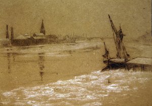 Il Tamigi in inverno da Walter Greaves