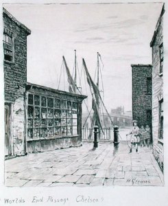 Worlds End Passage, Chelsea da Walter Greaves