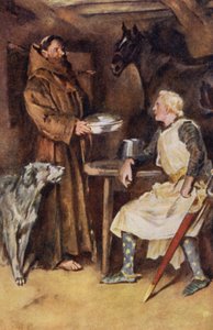 Illustrazione per Ivanhoe di Sir Walter Scott da Walter Grieve