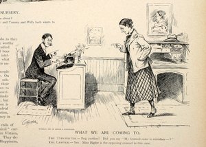 Cosa stiamo diventando, da Puck, 27 aprile 1898 da Walter H., Gallaway