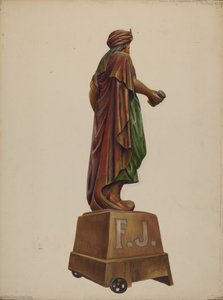 Figura del negozio di sigari, c. 1937 da Walter Hochstrasser