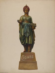 Figura del Negozio di Sigari, c. 1937 da Walter Hochstrasser