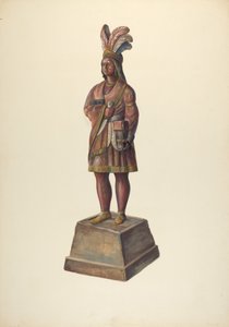 Indiano del negozio di sigari, c. 1937 da Walter Hochstrasser
