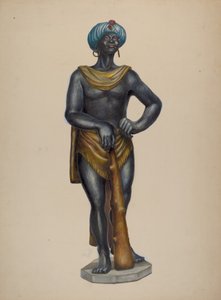 Figura di schiavo nubiano, c. 1937