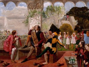 La dodicesima notte, Atto II, Scena IV da Walter Howell Deverell