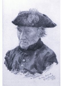 Un pensionato di Chelsea, da fonte sconosciuta (litografia a colori) da Walter Langley