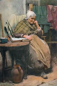 Una vecchia donna della Cornovaglia, c1880, 1906 da Walter Langley