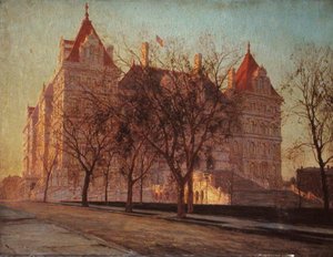 Edificio statale, Albany, Stato di New York da Walter Launt Palmer