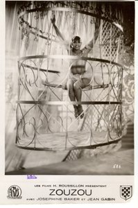 Locandina del film con Josephine Baker in Zouzou