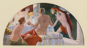 Perseo affronta Polidette con la testa della Gorgone Medusa da Walter MacEwen