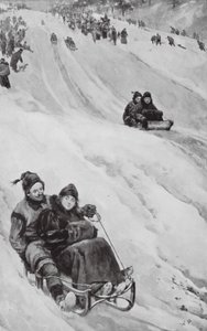 Pista da slittino in Canada