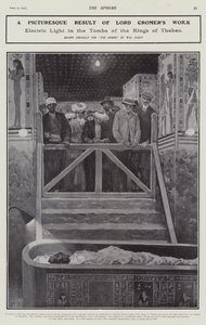 Luce elettrica nelle tombe dei Re di Tebe da Walter Paget