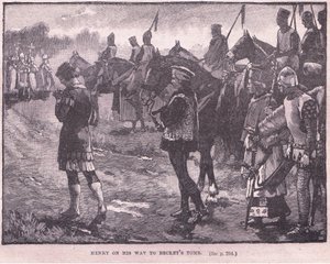 Enrico sulla strada per la tomba di Becket AD 1174 da Walter Paget