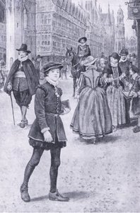 Herrick fa un giro per Cheapside, illustrazione da My Magazine da Walter Paget