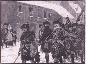 Ritirata degli Highlanders AD 1716 da Walter Paget
