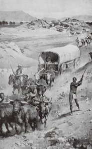 Il grande Trek boero verso Natal nel 1835-36 da Walter Paget