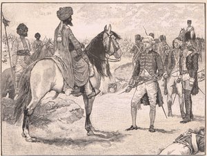 La resa di Baillie a Hyder Ali, 1780 da Walter Paget