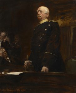 Ritratto del principe Bismarck al Reichstag da Walter Petersen