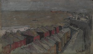 Cabine da bagno, Dieppe, c.1890 da Walter Richard Sickert