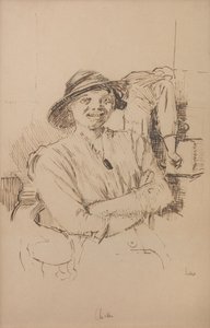 Pollo, 1914 circa (Matita, penna e inchiostro seppia su carta) da Walter Richard Sickert