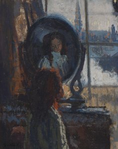 Ragazza davanti a uno specchio, piccola Rachel da Walter Richard Sickert