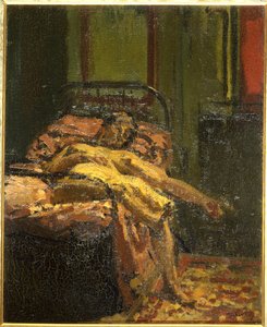 Ragazza su un letto, Mornington Crescent