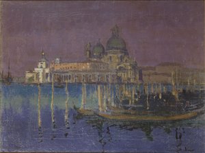 Notturno: La Dogana e Santa Maria della Salute, Venezia, 1896 da Walter Richard Sickert