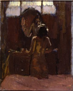 Nudo davanti a uno specchio, Mornington Crescent